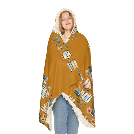 Hooded Blanket, Reading Is My Favorite Sport Blanket, Bookish Gift for Readers, Cozy Literary Throw, Book Fan Hoodie