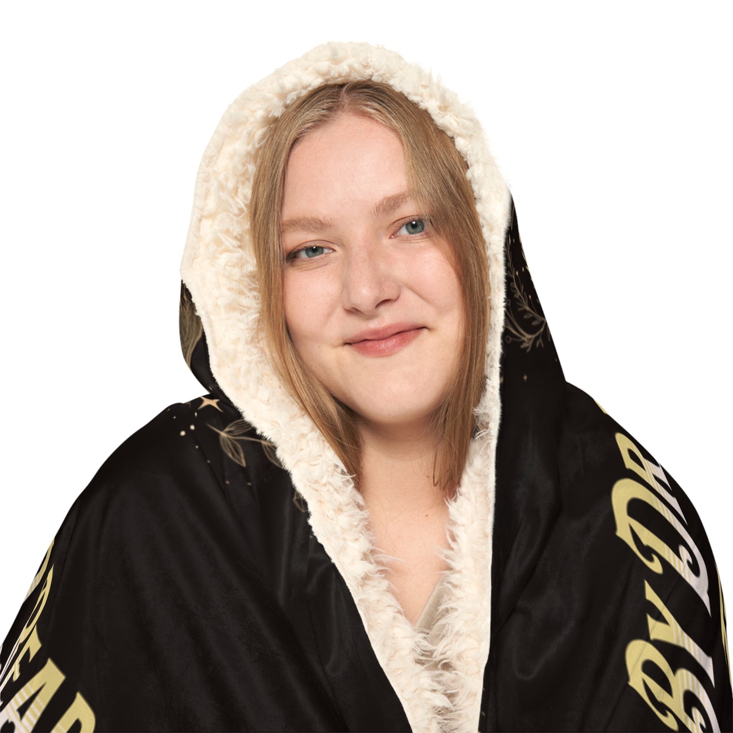 Hooded Blanket, Cozy Reading Blanket, Snuggle Blanket Gift, Book Lover Throw, Funny Bookish Hoodie