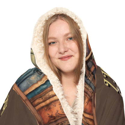 Cozy Literary Snuggle Blanket, Book Lover Gift, Reading Blanket, Library Decor, Unique Blanket for Bookworms, Great for Home