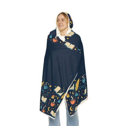 Cozy Reading Snuggle Blanket | Ideal for Chronic Readers & Book Lovers | Perfect Gift for Birthdays & Holidays, Literary Themed Throw