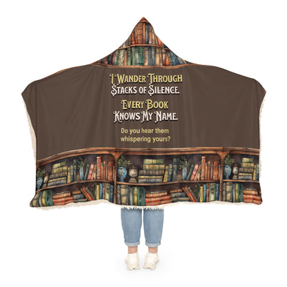 Cozy Literary Snuggle Blanket, Book Lover Gift, Reading Blanket, Library Decor, Unique Blanket for Bookworms, Great for Home