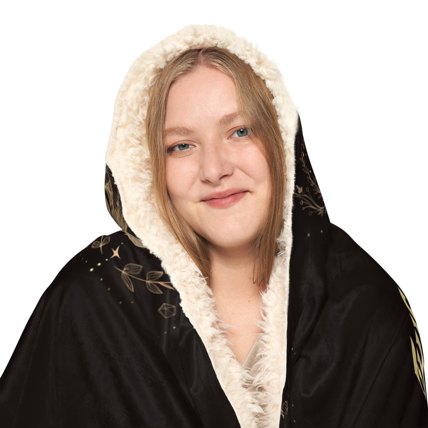 Hooded Blanket, Plot Armor Reading Blanket, Fantasy Book Lover Gift, Literary Cozy Throw, Bookish Cloak with Quote
