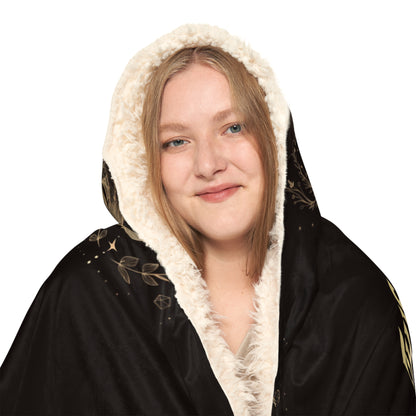Hooded Blanket, Plot Armor Reading Blanket, Fantasy Book Lover Gift, Literary Cozy Throw, Bookish Cloak with Quote