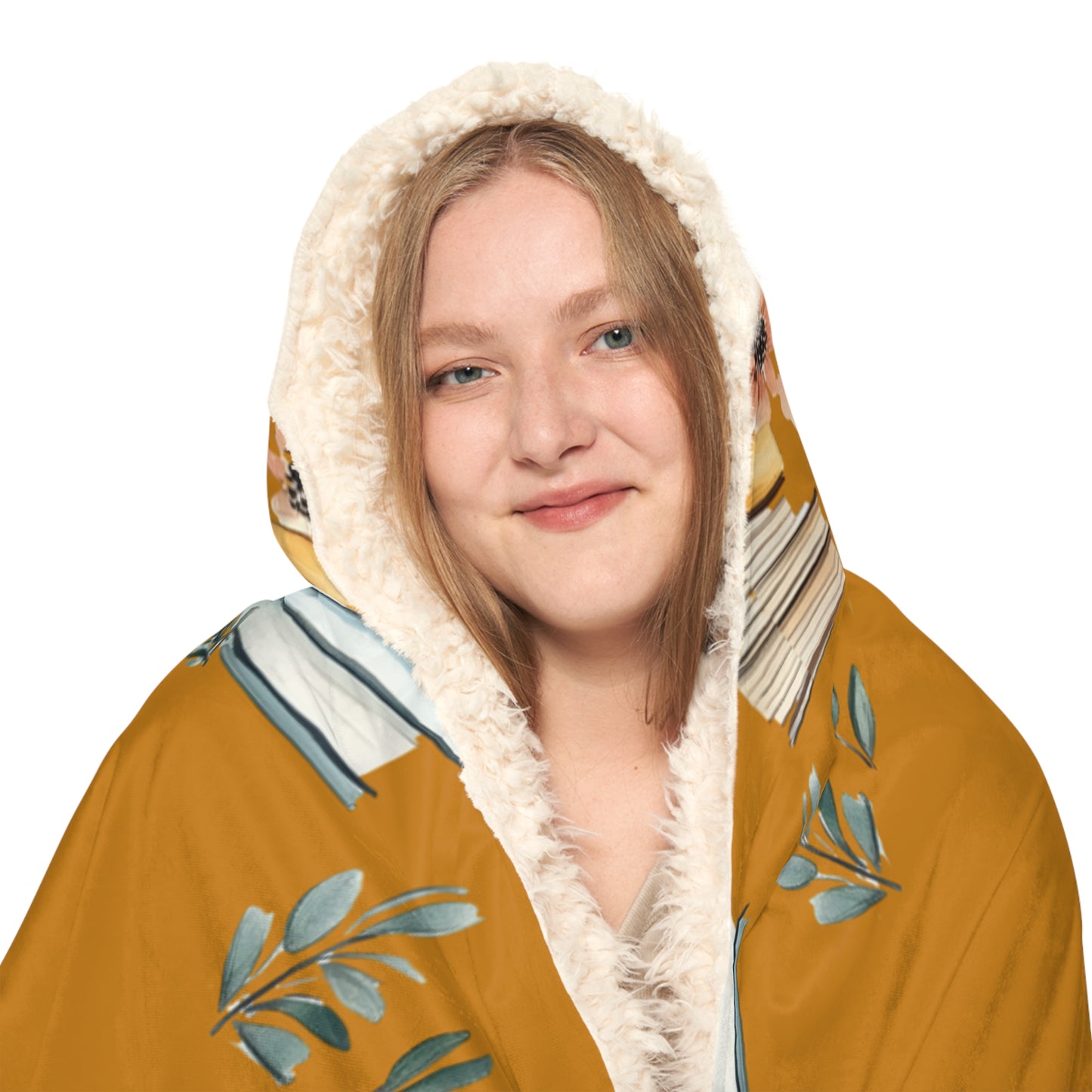 Hooded Blanket, Reading Is My Favorite Sport Blanket, Bookish Gift for Readers, Cozy Literary Throw, Book Fan Hoodie