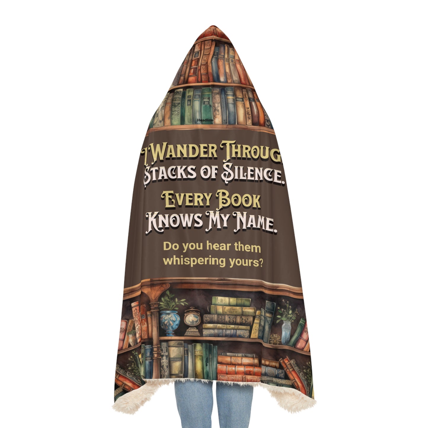 Cozy Literary Snuggle Blanket, Book Lover Gift, Reading Blanket, Library Decor, Unique Blanket for Bookworms, Great for Home