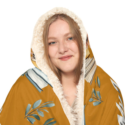 Hooded Blanket, Literary Weekend Plans Blanket, Book Lover Hoodie, Cozy Reader Gift, Fictional Escape Bookish Throw
