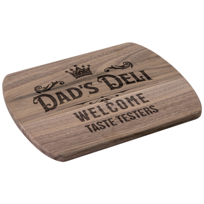 Dads_Deli_Grillin_Zone_Cutting_Board_Dark_Rounded_H_Angle_Mockup.png